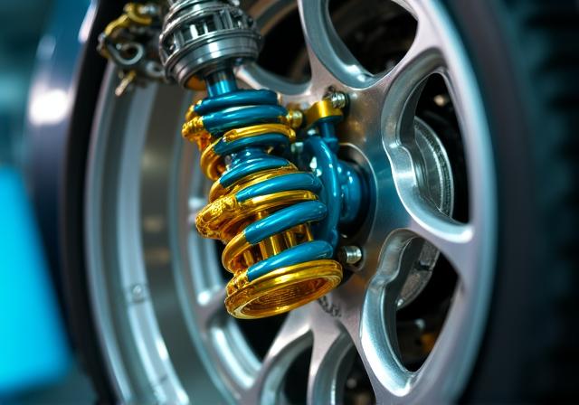 High performance coilover suspension install